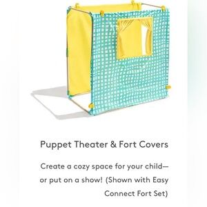 Lovevery Puppet Theater/Fort Set with Puppets